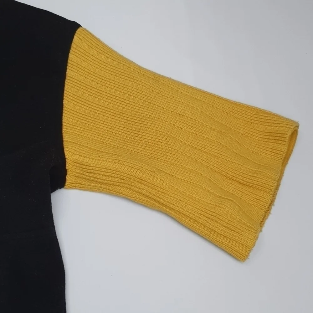 Vintage Rare Mondrian Colorblock Blended Wool Oversized Jacket